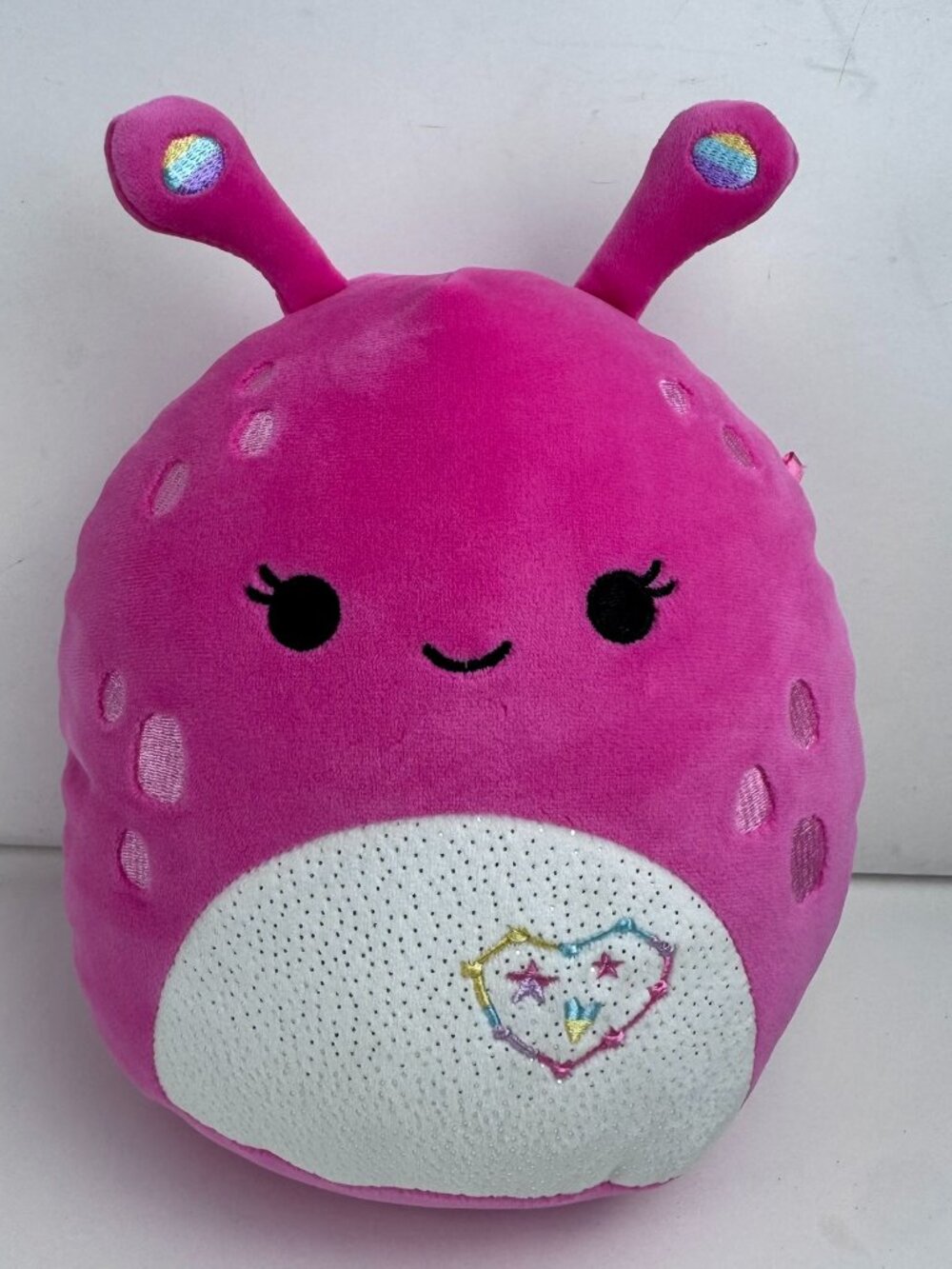 Squishmallows Felton 8" Sea Slug Nudibranch Pink Heart Valentine Plush Stuffed